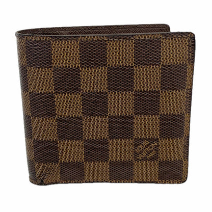 Louis Vuitton Wallet Damier Portefeuille Marco Ebene