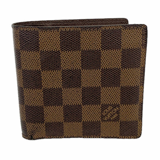Louis Vuitton Wallet Damier Portefeuille Marco Ebene