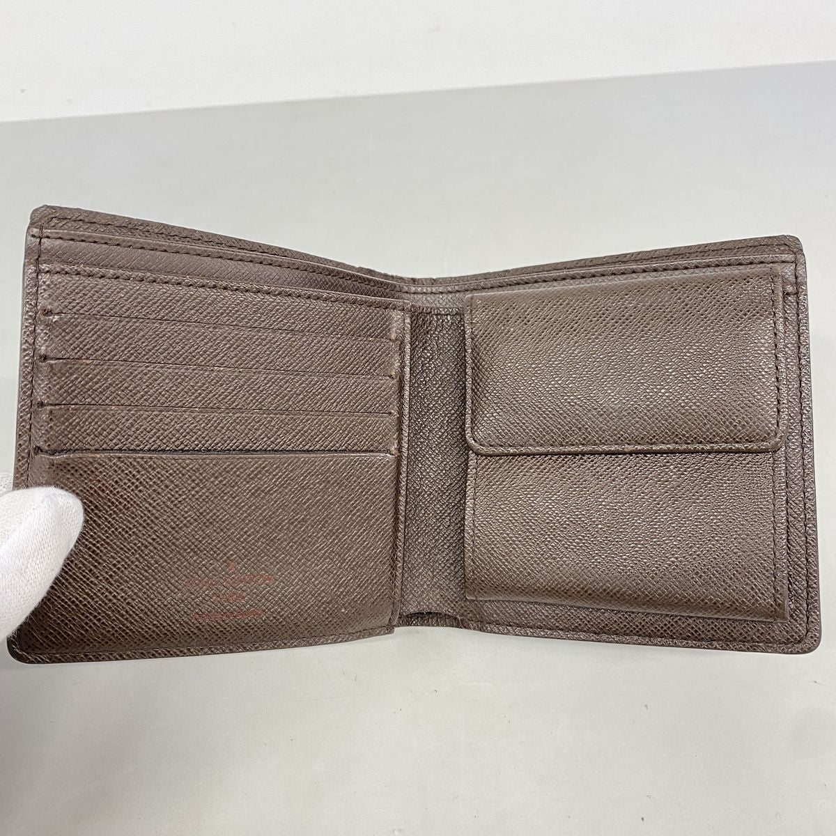 Louis Vuitton Wallet Damier Portefeuille Marco Ebene — view 3