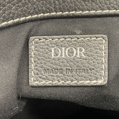 Dior Backpack Saddle Leather Black Silver — view 5