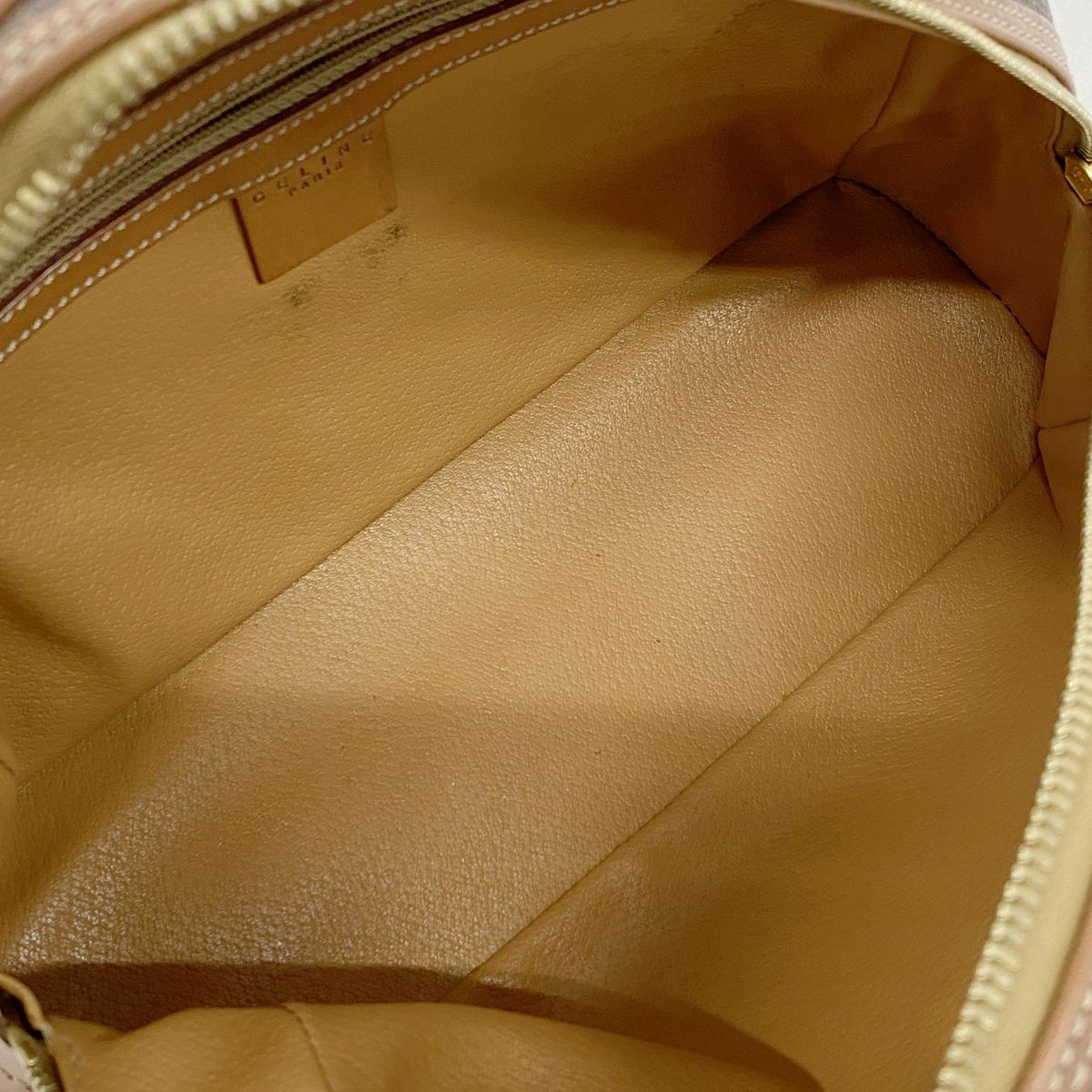 Celine Handbag Macadam Brown Gold — view 4