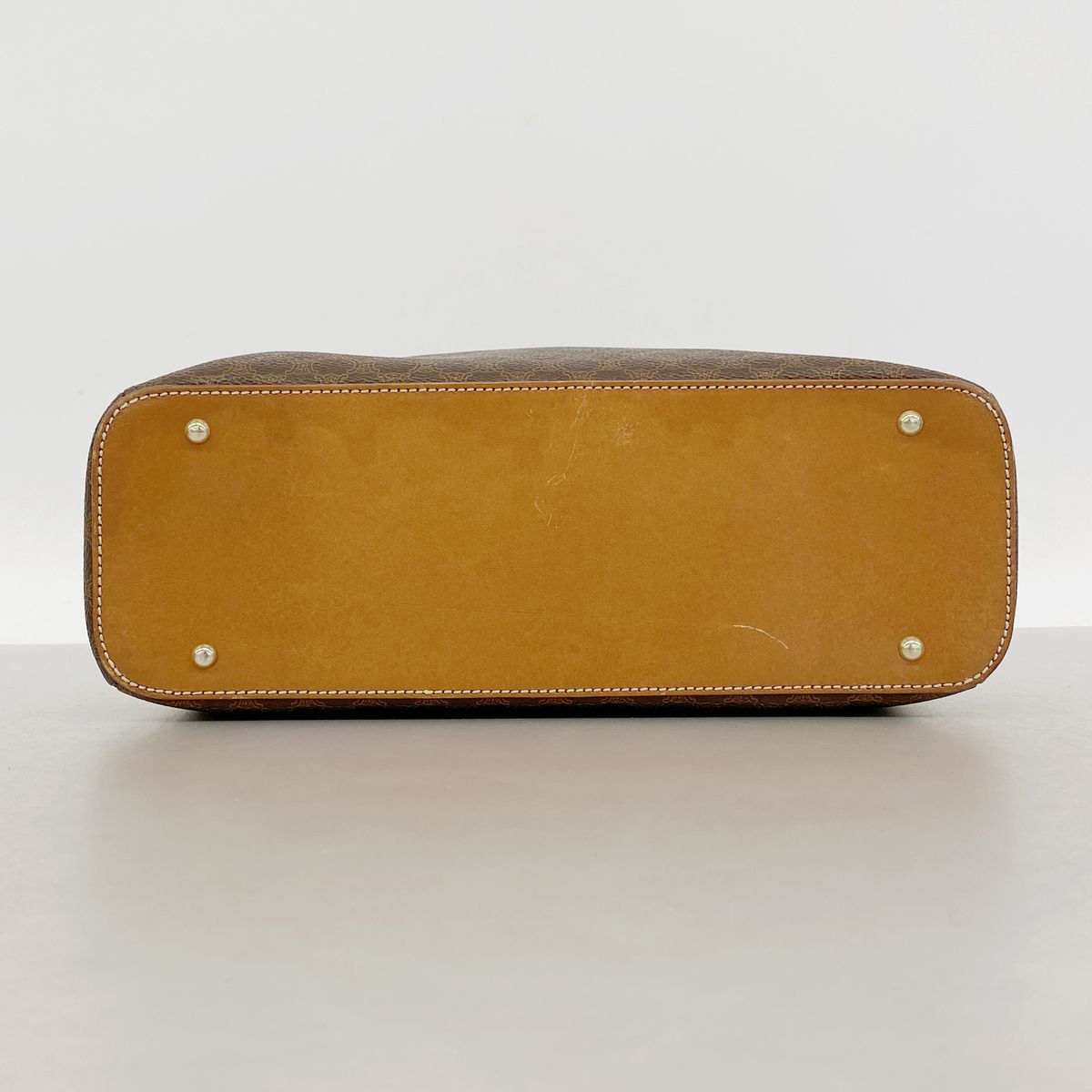 Celine Handbag Macadam Brown Gold — view 3