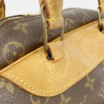 Louis Vuitton Handbag Monogram Deauville Brown — view 8