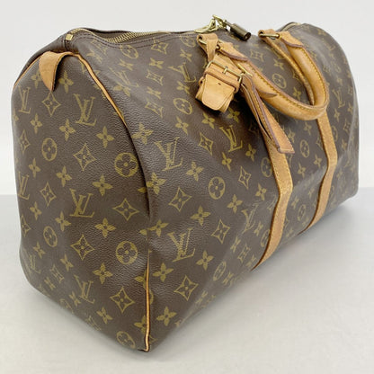 Louis Vuitton Boston Bag Monogram Keepall 45 Brown — view 2