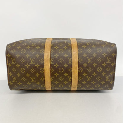 Louis Vuitton Boston Bag Monogram Keepall 45 Brown — view 3