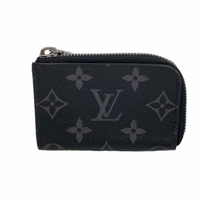 Louis Vuitton Coin Purse Monogram Eclipse Portefeuille Monnaie Jules Black