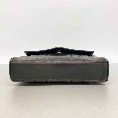 Chanel Shoulder Bag Lambskin Black Gold — view 3