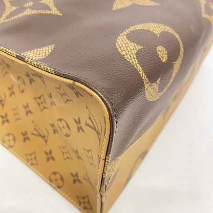 Louis Vuitton Tote Bag Monogram Reverse On The Go GM Brown — view 6