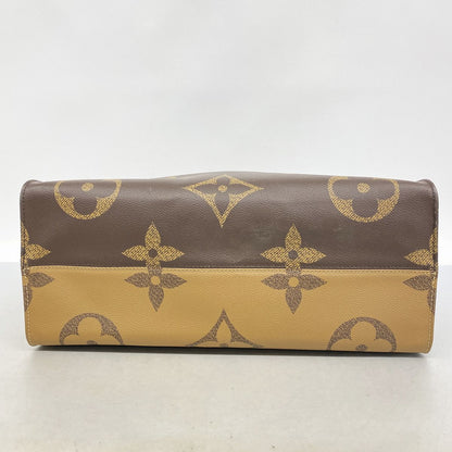 Louis Vuitton Tote Bag Monogram Reverse On The Go GM Brown — view 3