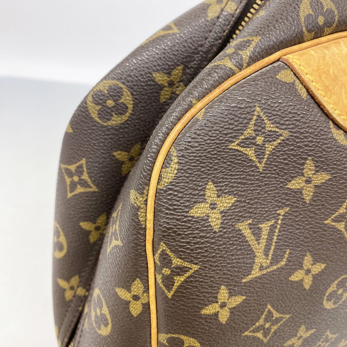 Louis Vuitton Handbag Monogram Deauville Brown — view 7