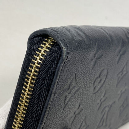 Louis Vuitton Wallet Monogram Empreinte Zippy Noir — view 7