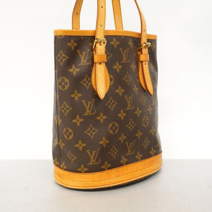 Louis Vuitton Tote Bag Monogram Petite Bucket Brown — view 2