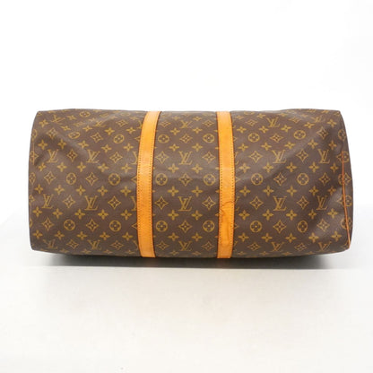 Louis Vuitton Boston Bag Monogram Keepall 55 Brown — view 3