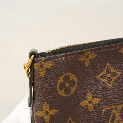 Louis Vuitton Handbag Monogram Pallas Clutch Brown Noir 2-Way — view 7