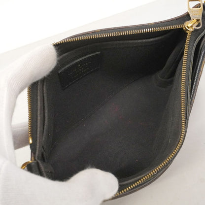 Louis Vuitton Handbag Monogram Pallas Clutch Brown Noir 2-Way — view 4