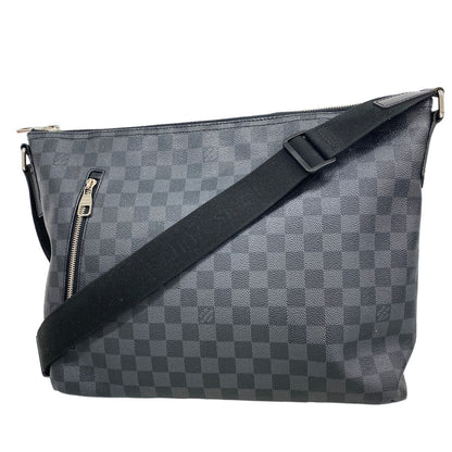 Louis Vuitton Shoulder Bag Damier Graphite Mick MM Black