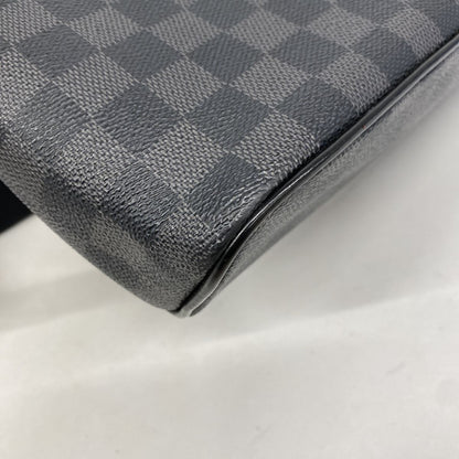 Louis Vuitton Shoulder Bag Damier Graphite District Mmnm Black — view 6