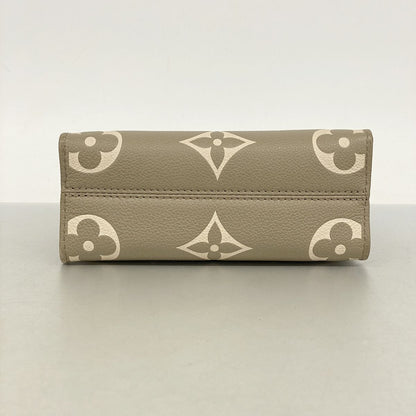 Louis Vuitton Handbag Monogram Empreinte Bicolor On The Go BB Tourterelle Cream — view 3