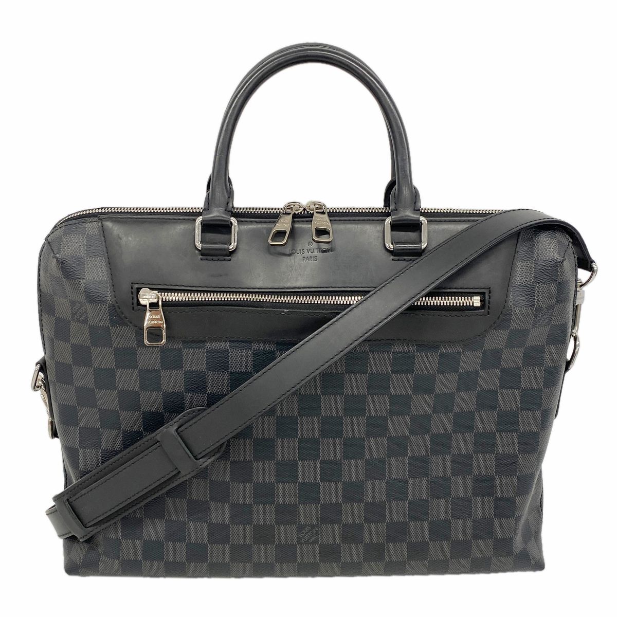 Louis Vuitton Business Bag Damier Graphite PDJ NM Porte Documents Jour NM Black
