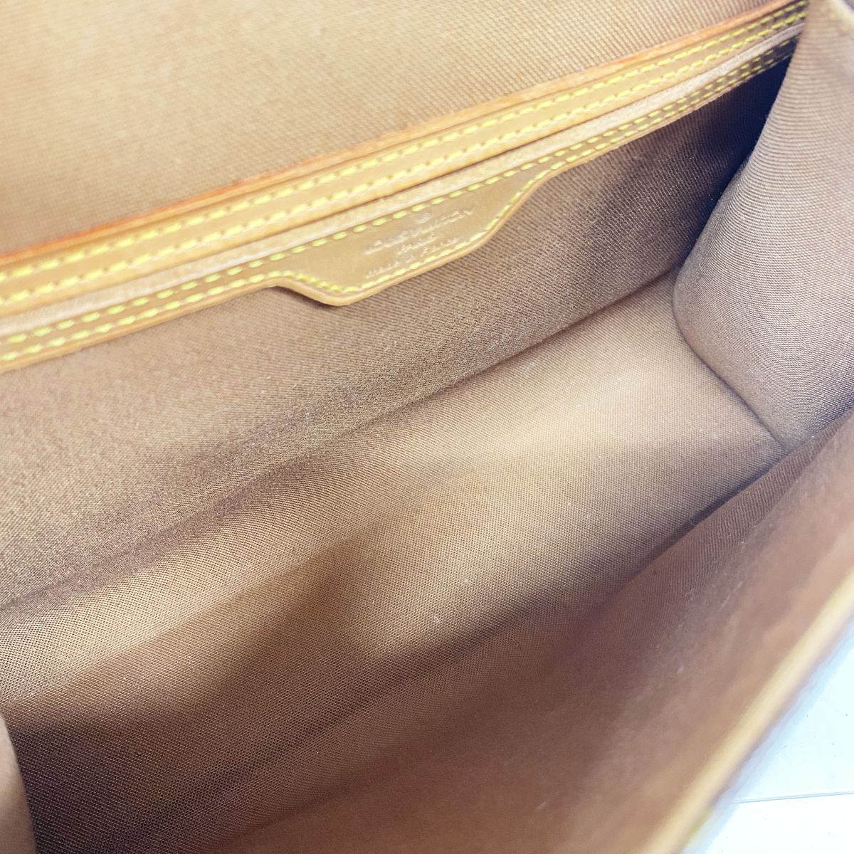 Louis Vuitton Handbag Monogram Bel Air Brown 2-Way Bag — view 4