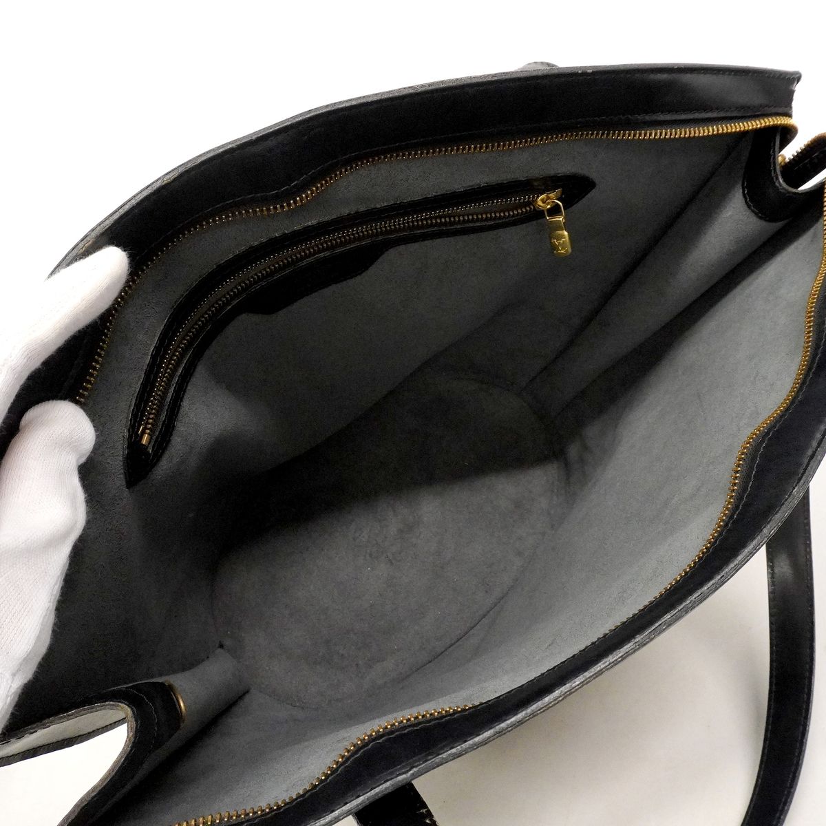 Louis Vuitton Tote Bag Epi Saint Jacques Shopping Noir — view 4