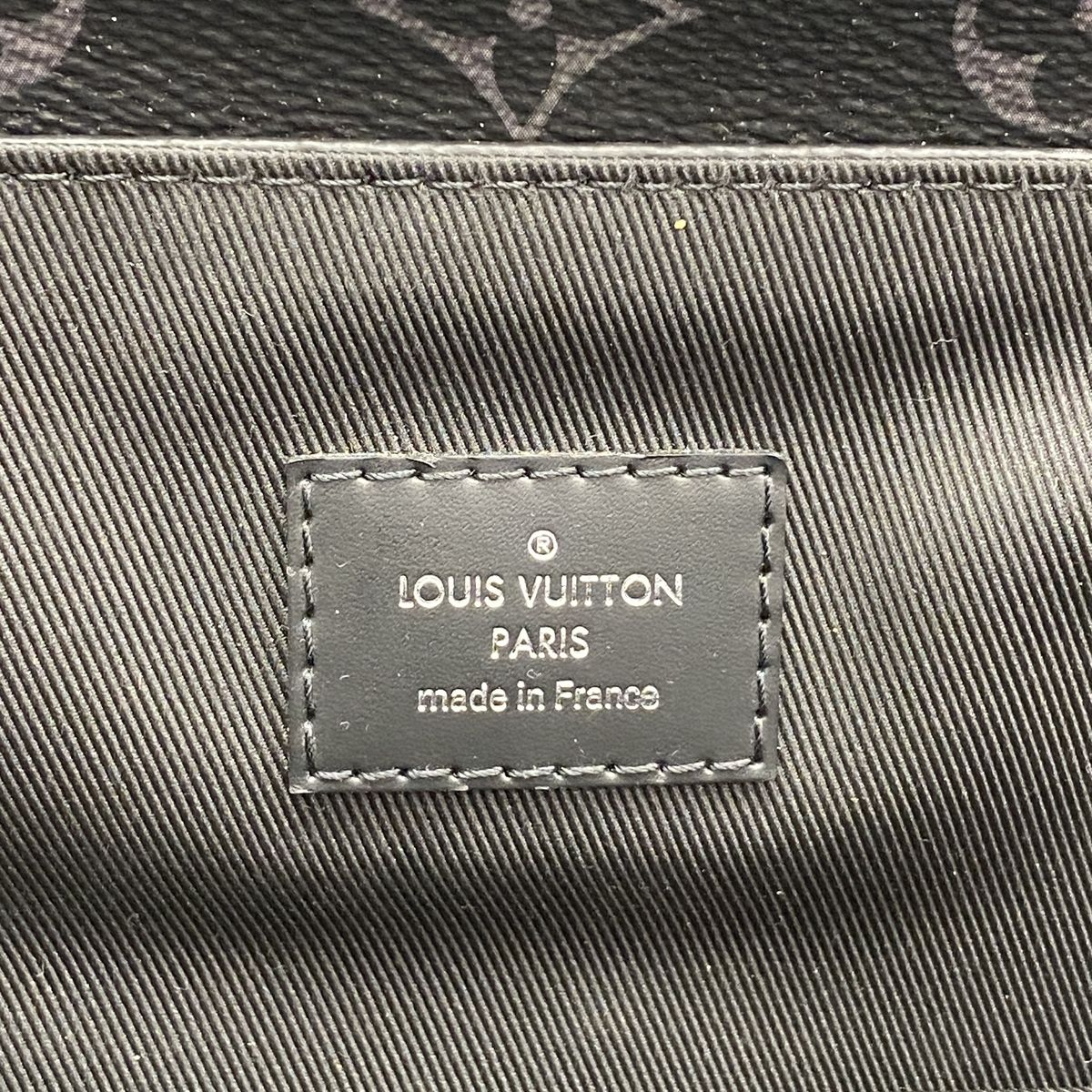 Louis Vuitton Backpack Monogram Eclipse Steamer Black — view 5