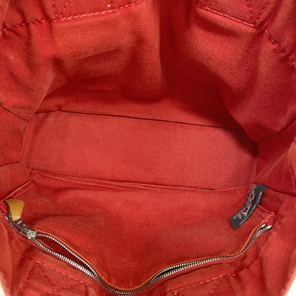 Hermes Tote Bag Deauville PM Canvas Red Silver — view 4