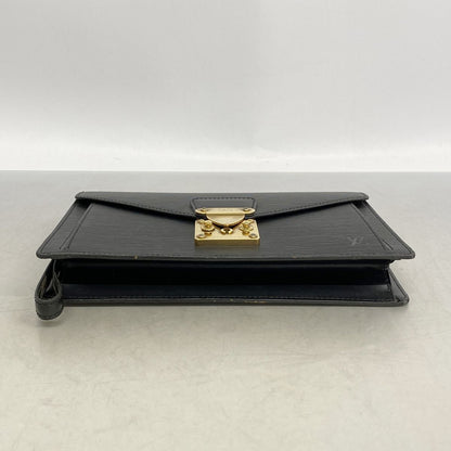 Louis Vuitton Clutch Epi Pochette Series Dragonne Noir — view 3