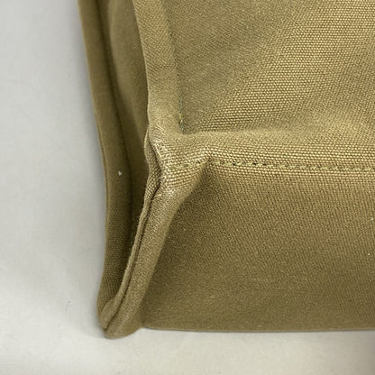 Hermes Tote Bag Fourre Tout MM Canvas Khaki Silver — view 6