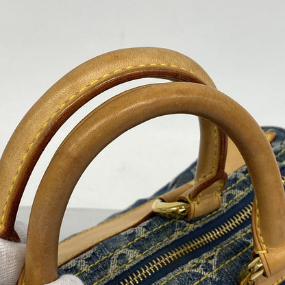 Louis Vuitton Handbag Monogram Denim Neo Speedy Blue — view 7