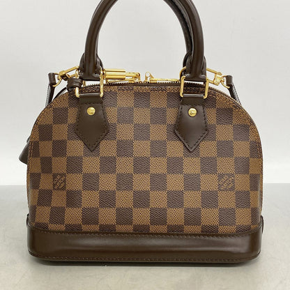 Louis Vuitton Handbag Damier Alma BB Ebene 2-Way Bag — view 6