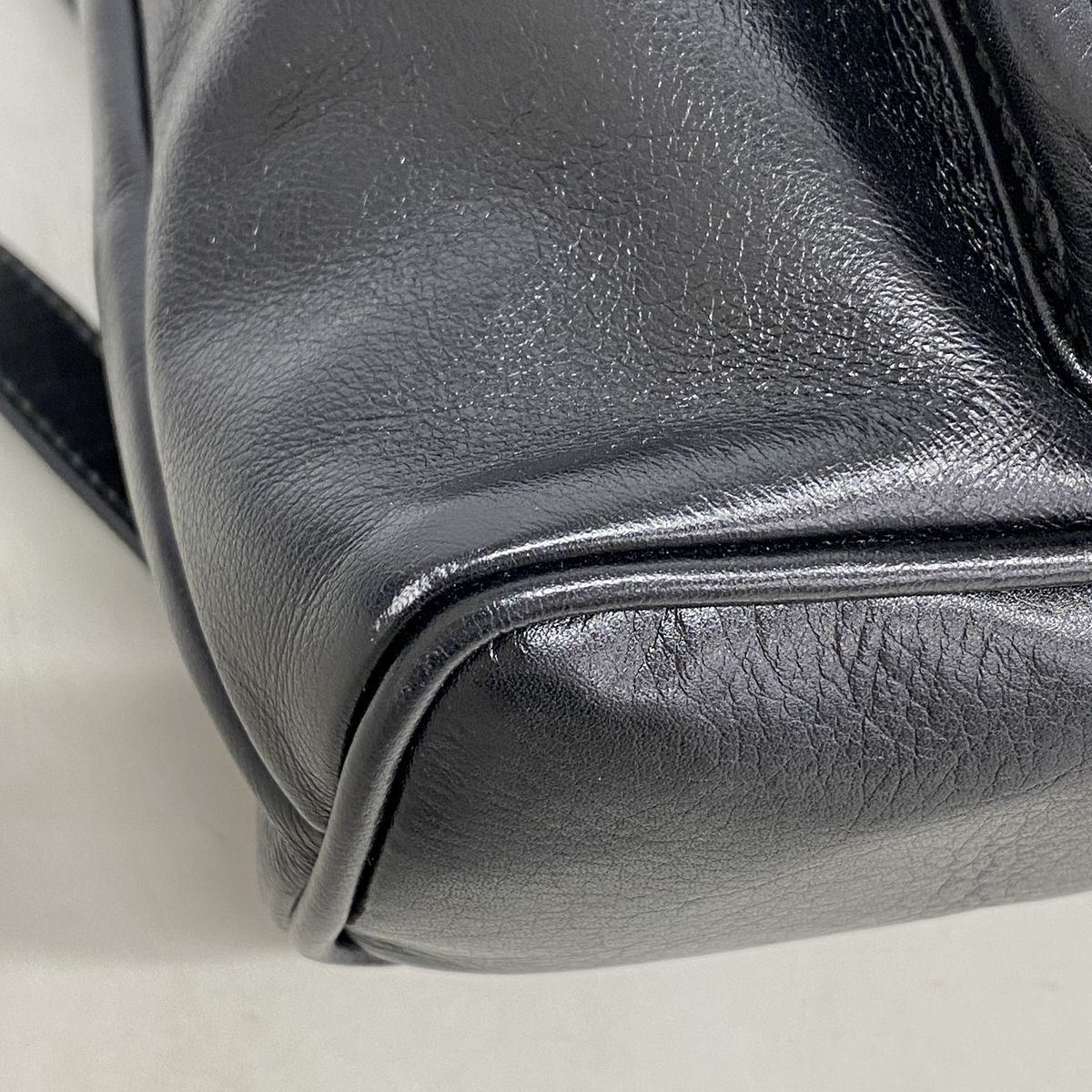 Gucci Backpack Bamboo Leather Black Gold — view 6