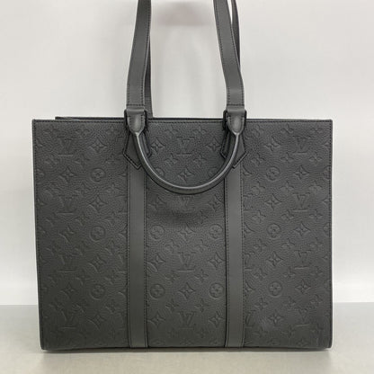 Louis Vuitton Tote Bag Taurillon Sac Plat Black 2-Way — view 7