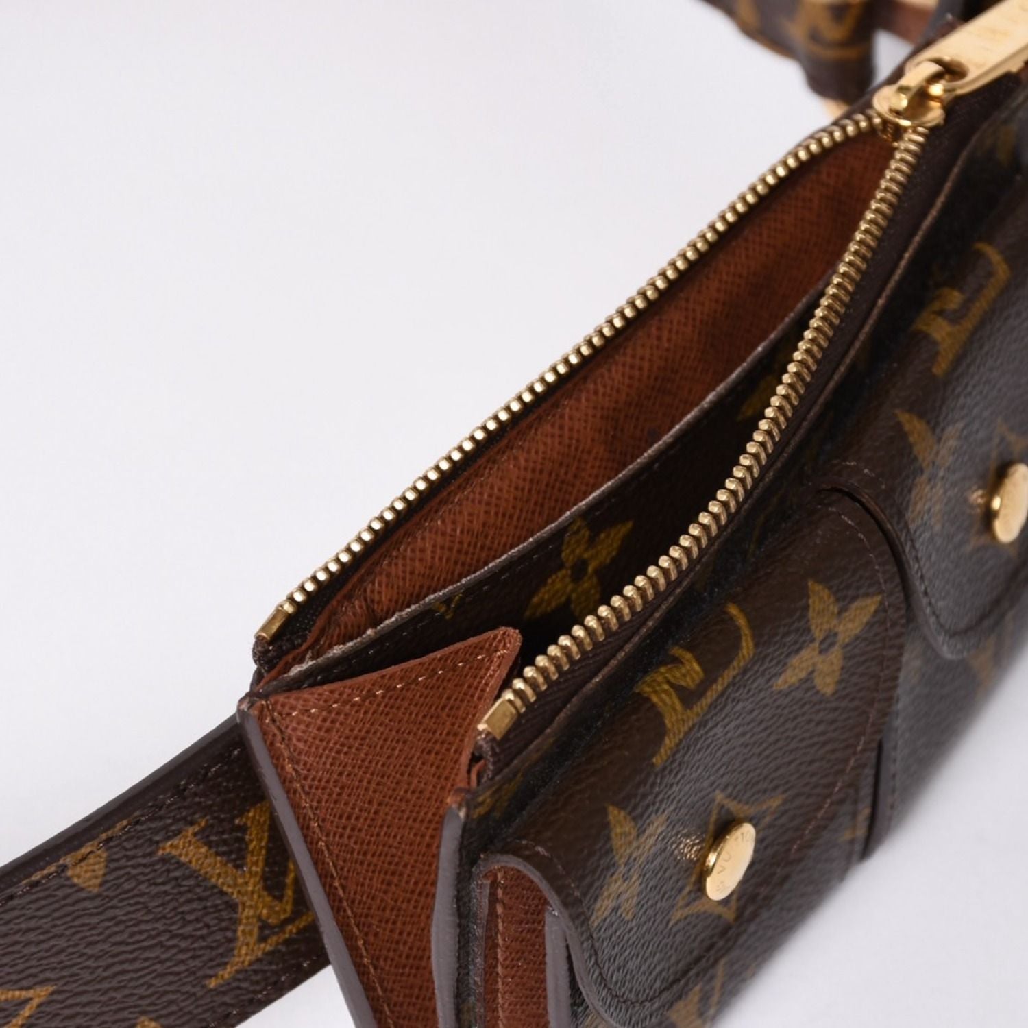 Louis Vuitton Ceinture Pochette Duo Waist Pouch Belt 95/38 Monogram — view 7