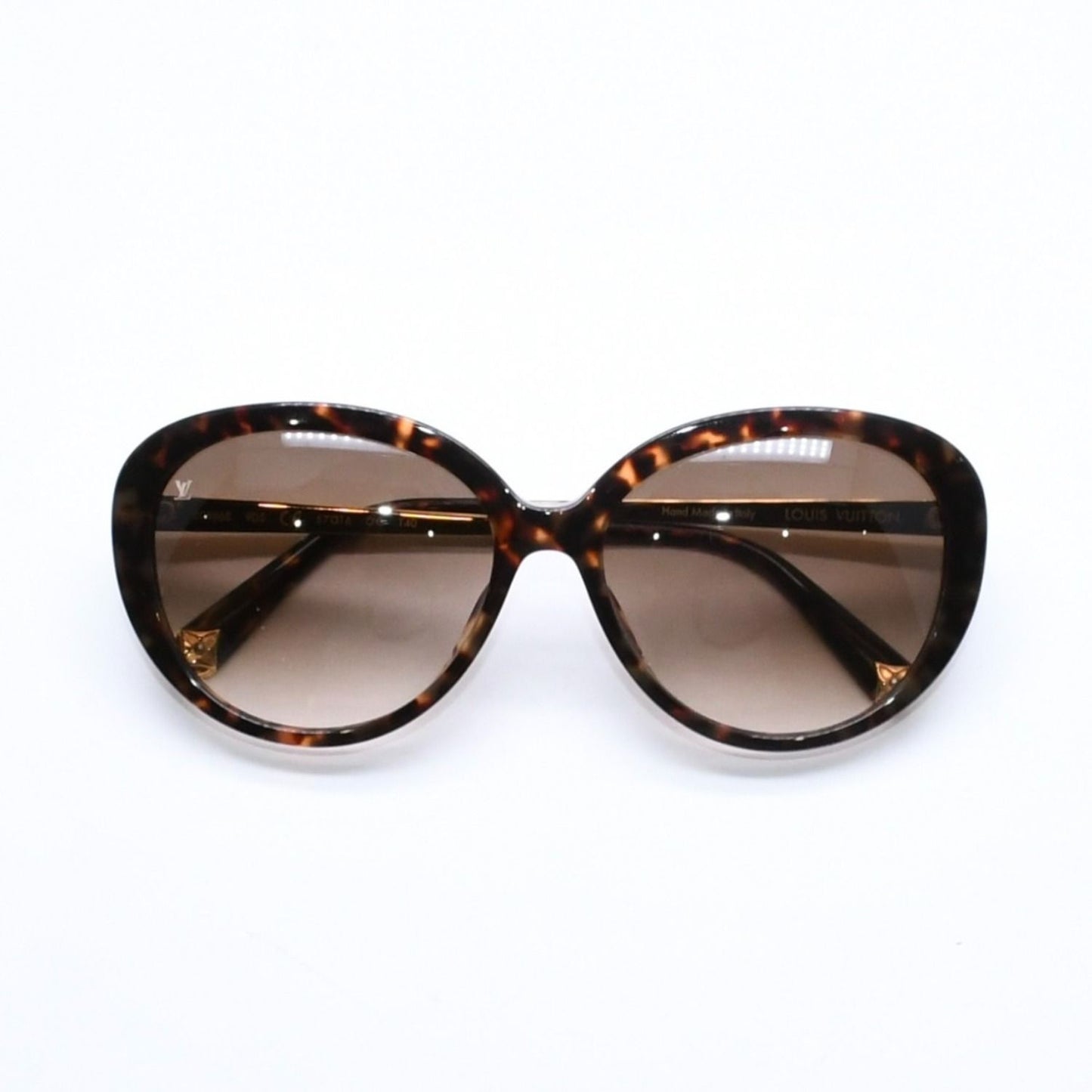 Louis Vuitton LV Blue Bell Sunglasses Eyewear Tortoiseshell Color Gold — view 2