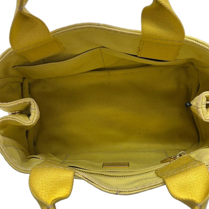 Prada Tote Bag Canapa Yellow — view 7