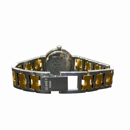 Hermes Clipper Watch Gross SS Quartz White Dial — view 6