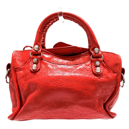Balenciaga the City Red Handbag Leather — view 2