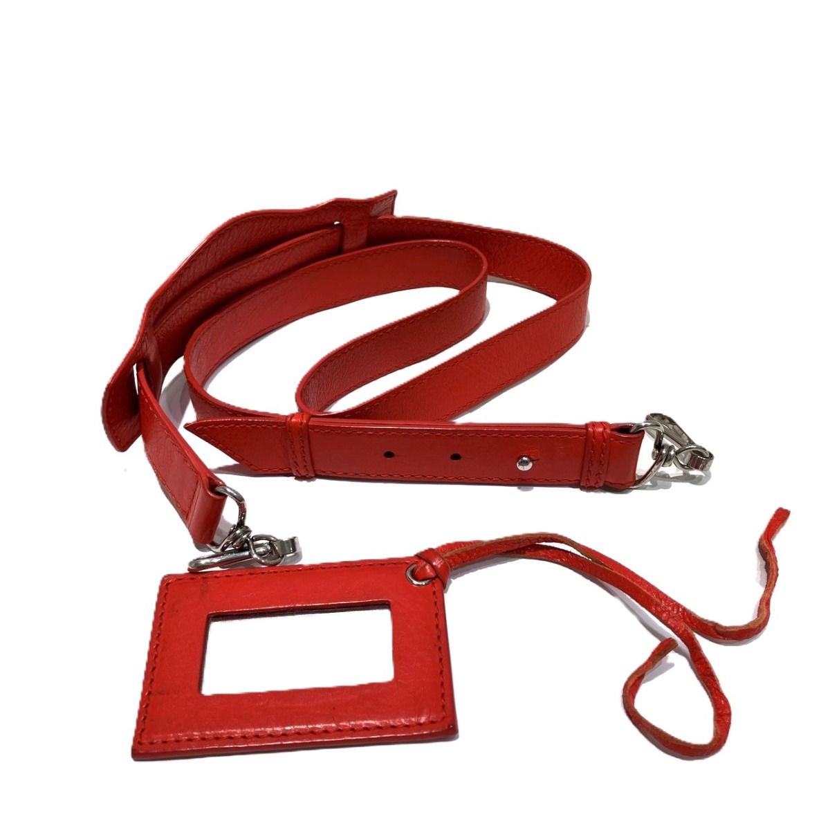 Balenciaga the City Red Handbag Leather — view 5