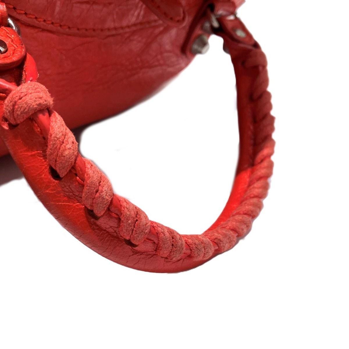 Balenciaga the City Red Handbag Leather — view 7