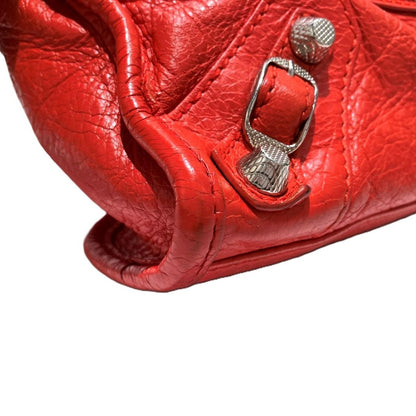 Balenciaga the City Red Handbag Leather — view 8