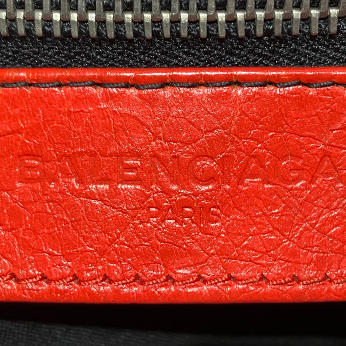 Balenciaga the City Red Handbag Leather — view 4