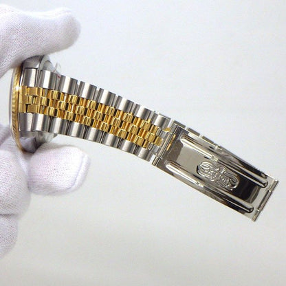 Rolex Watch Datejust Arabic Index White Dial 18k Yellow Gold SS Automatic — view 7