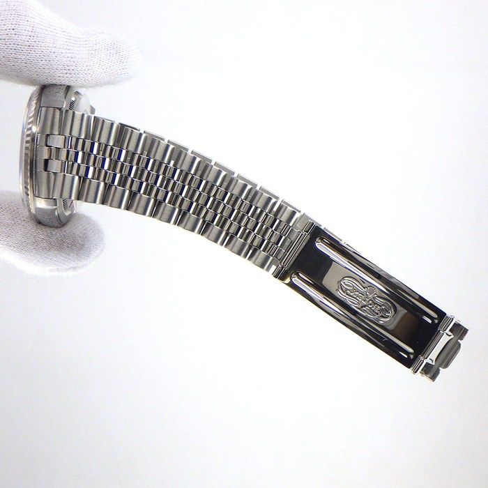 Rolex Watch Datejust Silver Dial Date 18k White Gold SS Automatic — view 7