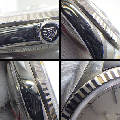 Rolex Watch Datejust Silver Dial Date 18k White Gold SS Automatic — view 6