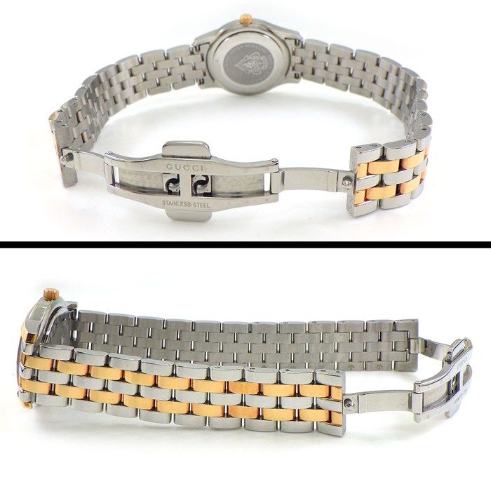 Gucci Watch G-Class White Shell Dial Diamond Index SS Quartz Analog — view 3