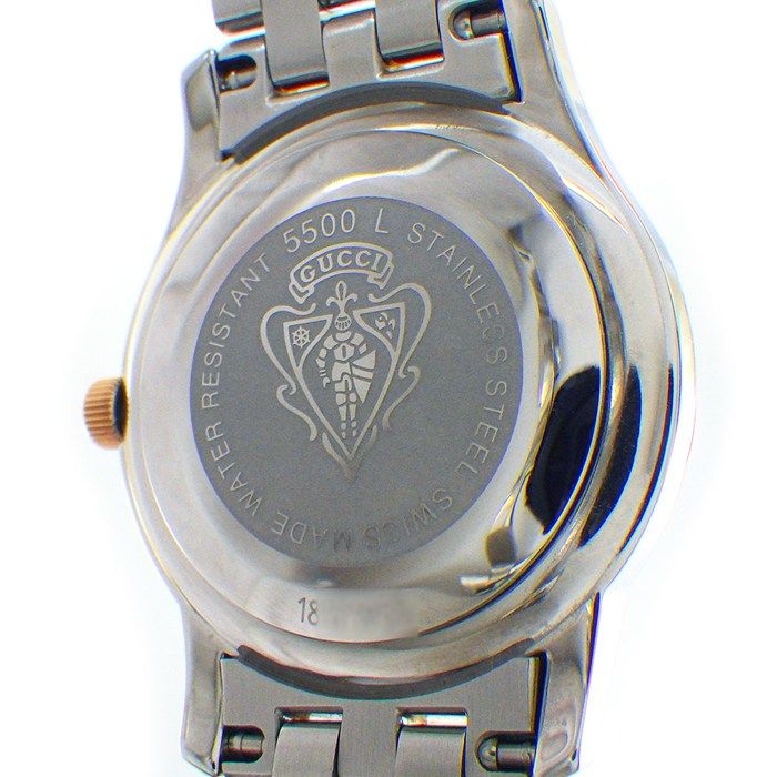Gucci Watch G-Class White Shell Dial Diamond Index SS Quartz Analog — view 4