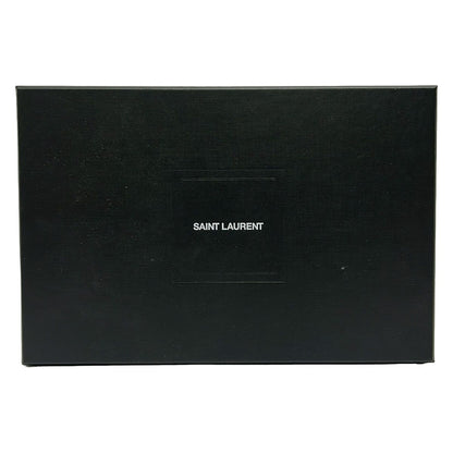 Saint Laurent Paris Shoulder Bag Flat Cross Black Leather — view 8