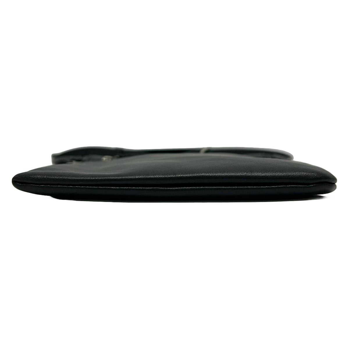 Saint Laurent Paris Shoulder Bag Flat Cross Black Leather — view 5