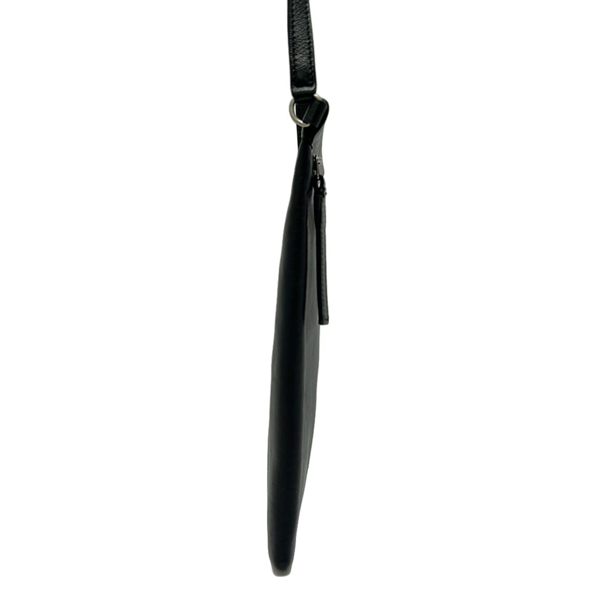 Saint Laurent Paris Shoulder Bag Flat Cross Black Leather — view 4